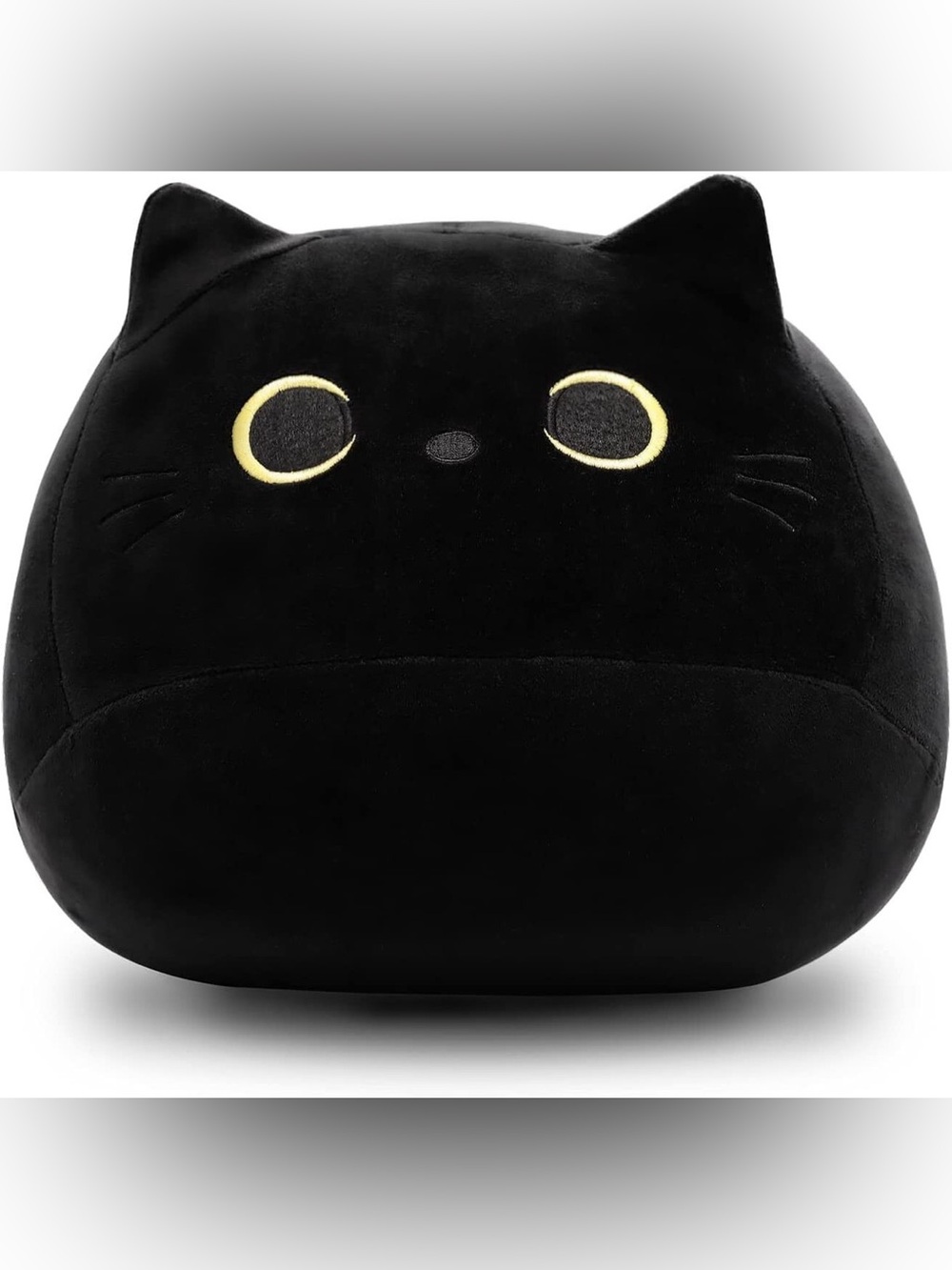 🐈‍⬛ 12” Black Cat Plush Pillow | Popular Stuffed Animal
